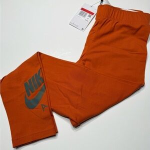 Nike Kids Burnt Orange Leggings girls size large